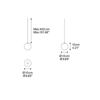 Lodes Random Solo lampada a sospensione led Lodes Random Solo lampada a sospensione led