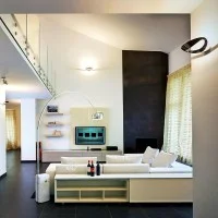 Artemide Mesmeri LED 28W polished chrome Applique Wall Lamp