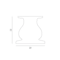 Slide Ottocento L table