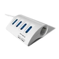 FAI Multipla con interruttore 4 Prese + 2 Schuko + 2 USB DC 5V