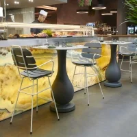 Slide Piano in HPL per tavolo alto Ottocento Up