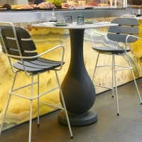 Slide Piano in HPL per tavolo alto Ottocento Up