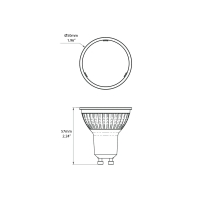 Marino Cristal Pro Dicro warm dimming LED 6.8w gu10