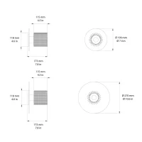 DCW In The Sun wall ceiling lamp