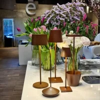 Zafferano Olivia Pro Lampada LED da Tavolo a Batteria