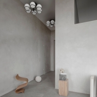 Astep Modello 2042 Lampada da Soffitto Elegante Circolare con Anelli