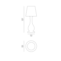 Slide Ottocento floor lamp