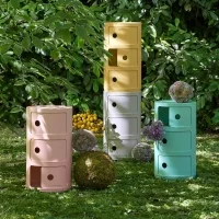 Kartell Componibili Bio contenitore 3 elementi