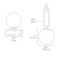 Artemide Neri & Hu Lampada da Tavolo Multifunzione per interno