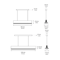 DCW Respiro led suspension lamp