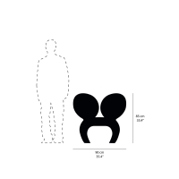 Qeeboo Don't F**k With The Mouse armchair