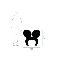Qeeboo Don't F**k With The Mouse armchair Qeeboo Don't F**k With The Mouse armchair