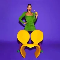 Qeeboo poltrona Don't F**k With The Mouse