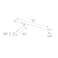 DCW Aaro led wall lamp