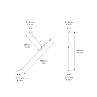 DCW Aaro lampada da soffitto led