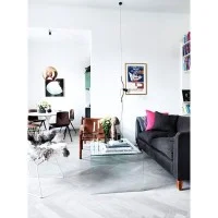 Flos Parentesi Lampada Sospensione Nero LAMPADINA LED INCLUSA Flos Parentesi Lampada Sospensione Nero LAMPADINA LED INCLUSA