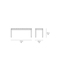 &Tradition Ville outdoor bench