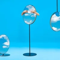 Artemide Se|eS mirror led floor lamp
