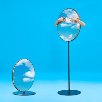 Artemide Se|eS mirror led floor and table lamp