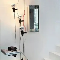 Flos Parentesi Dimmerabile Lampada Sospensione Bianco LAMPADINA