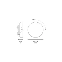 Vibia Dots 4670 wall lamp