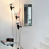 Flos Parentesi Dimmer Suspension Pendant Lamp Nickel LED LAMP