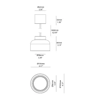 Vivida Bottone suspension lamp Vivida Bottone suspension lamp