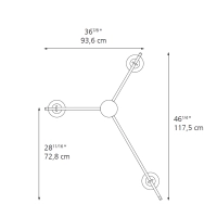 Artemide nh S3 14 lampada a sospensione multipla by Neri & Hu