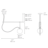 Artemide nh S1 22 suspension lamp by Neri & Hu
