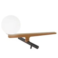Artemide Yanzi Table LED Table Lamp Brass Glass Neri&Hu