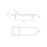 Slide Ponente sunbed
