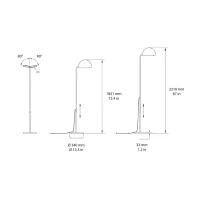DCW Mezzaluna lampada da terra led DCW Mezzaluna lampada da terra led