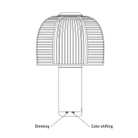 DCW Yasuke led table lamp