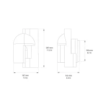 DCW Soul outdoor led wall lamp