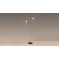 Artemide Yanzi Floor LED 20W 3000K Floor Lamp Brass Glass