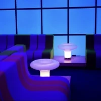 Artemide Lesbo Table Lamp in Murano Glass