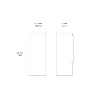 Astro Lighting Ava 200 lampada da parete led