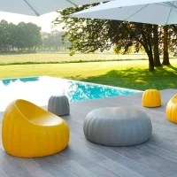 Slide Gelée Grand pouf