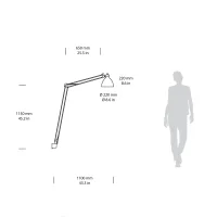 copy of Leucos JJ Big indoor led floor lamp