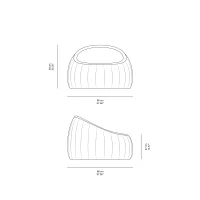 Slide Gelée Lounge soft armchair