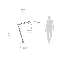 Leucos JJ Mid lampada da terra led