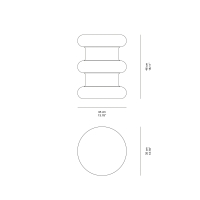 Kartell Pilastro sgabello decorativo