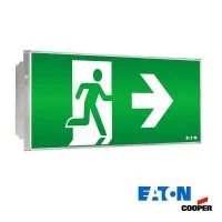 Plafoniera led uscita emergenza freccia destra cooper 150lm 11w