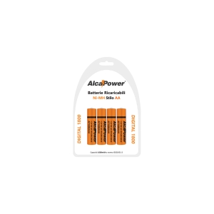 Batterie Ricaricabili 1,2V 1600 mAh AA R6 stilo 4pz