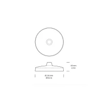 Leucos base rotonda per JJ Small lampada da tavolo