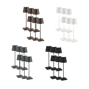Zafferano Poldina Pro box x6 lampade portatili led