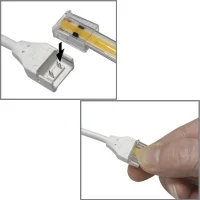 Junction cable with two connectors for 220V strips led Junction cable with two connectors for 220V strips led