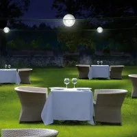 Cini & Nils Tensesterni Outdoor Lighting System On Suspended