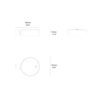 Zafferano Super O applique led