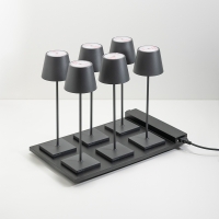 Zafferano Poldina Pro box x6 portable led lamps